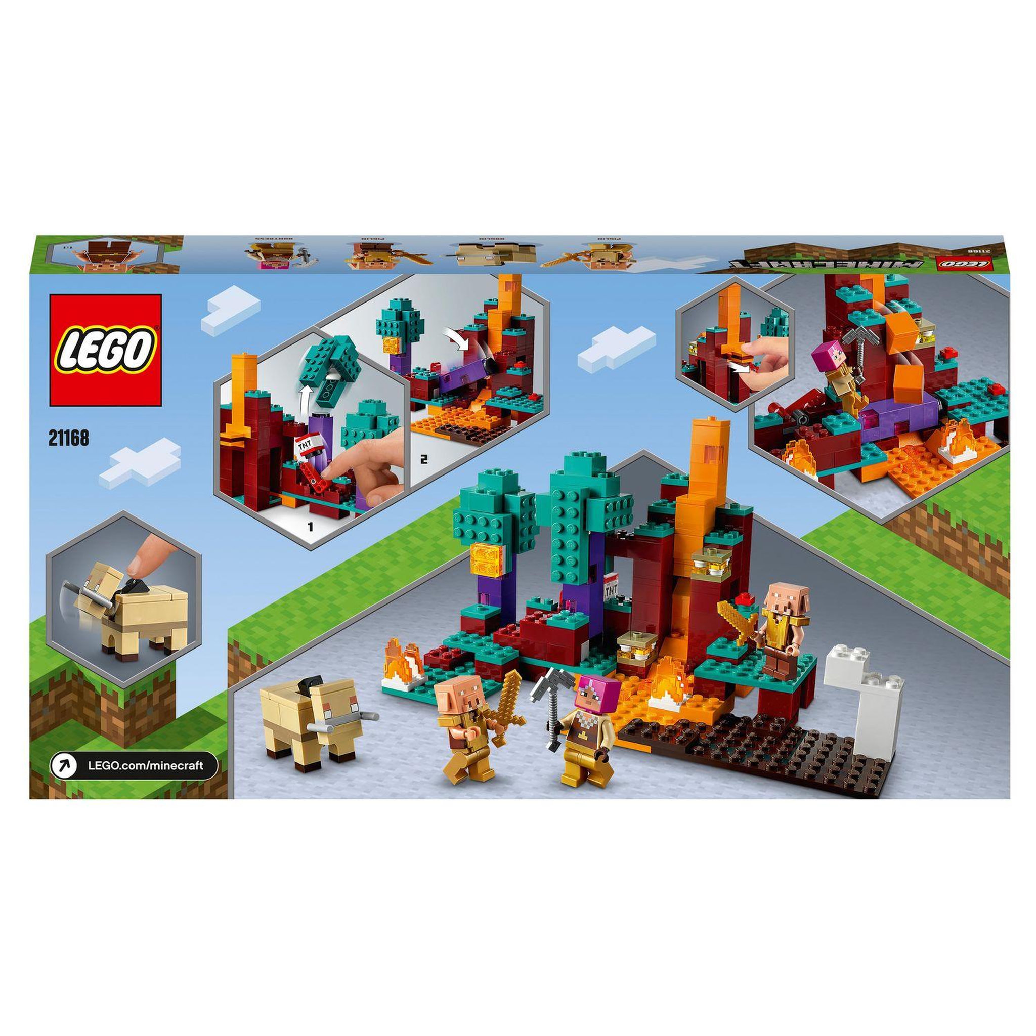 Voir la diapositive 8 : LEGO Minecraft 21168 - La forêt biscornue