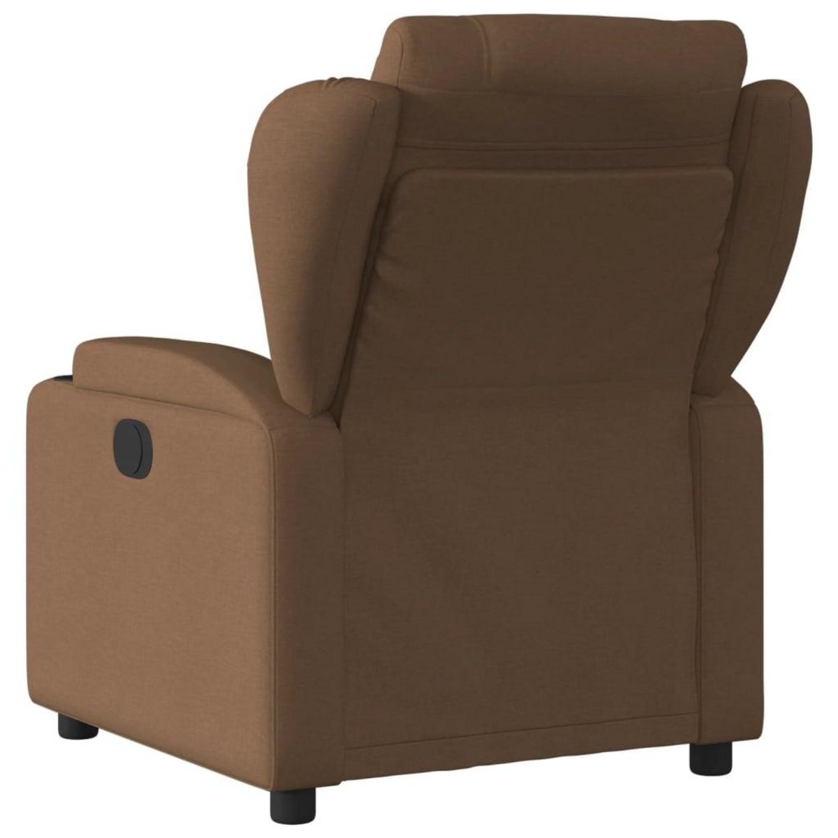 VIDAXL Fauteuil inclinable electrique Marron Tissu