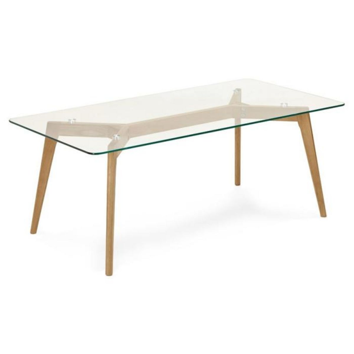 Paris Prix Table Basse Design  Kastra  120cm Transparent