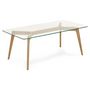 Voir la diapositive 4 : Paris Prix Table Basse Design  Kastra  120cm Transparent