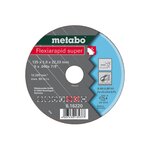 METABO SAS Meules de tronçonnage Flexiarapid super 125x1,0x22,2 acier inoxydable