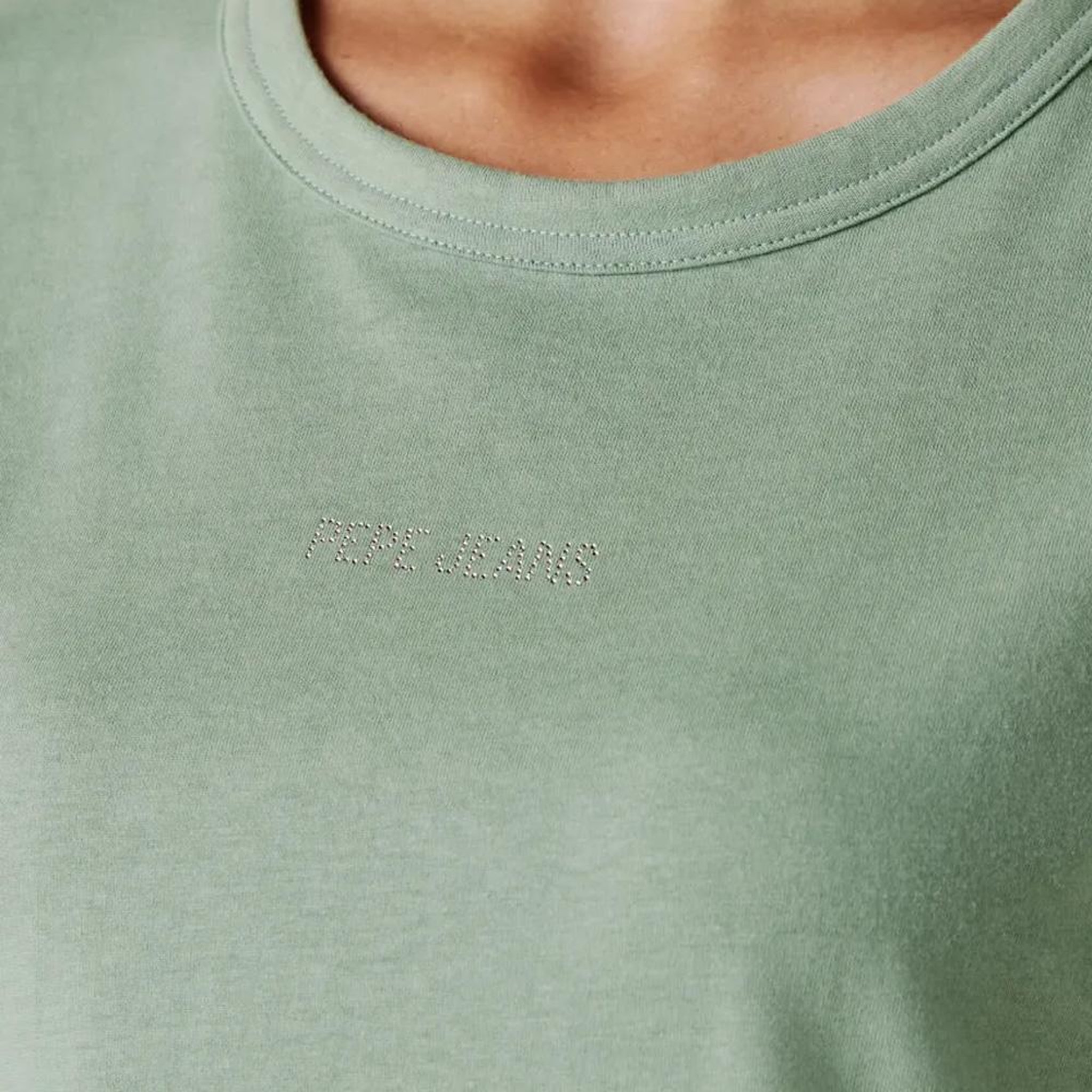 Voir la diapositive 5 : Pepe Jeans T-Shirt Vert Femme Pepe jeans Pjl L Nd