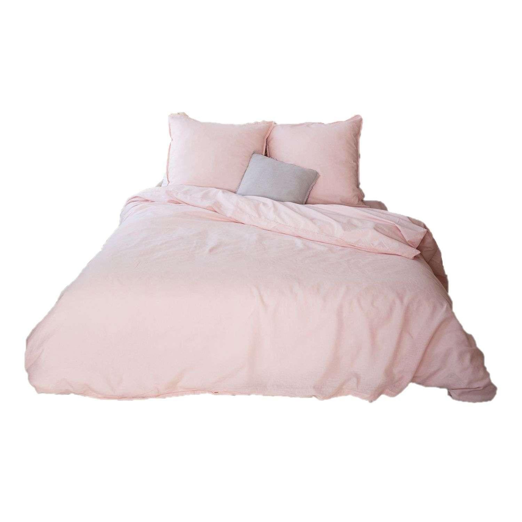Voir la diapositive 1 : COTE DECO Parure de lit - coton et lin
