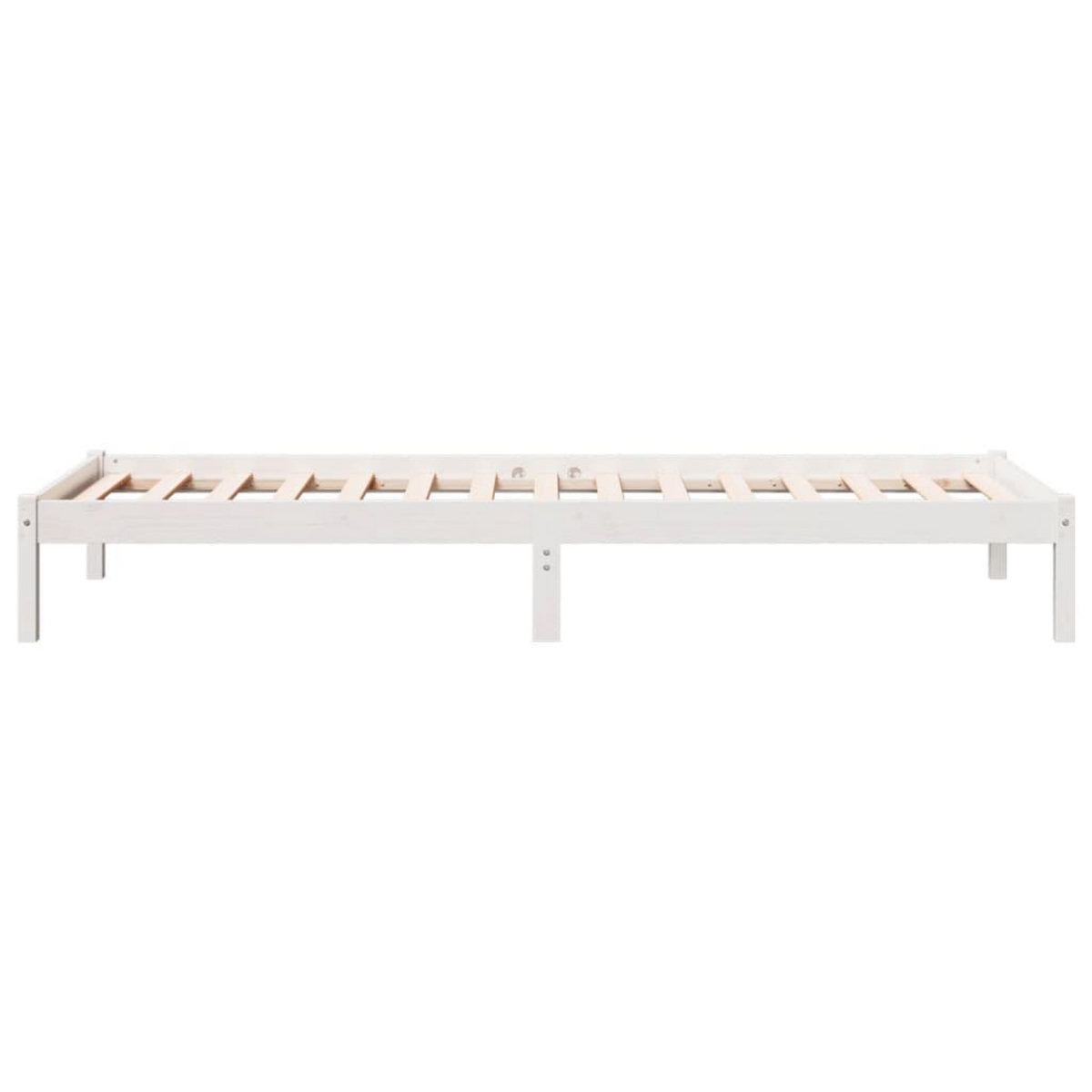 VIDAXL Cadre de lit extra long sans matelas 80x210 cm bois massif pin