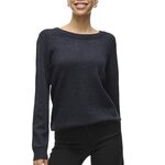 Vila Pull  Bleuté Femme Vila Viril. Coloris disponibles : Noir