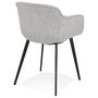 Voir la diapositive 4 : Paris Prix Fauteuil Design  Sead  80cm Gris