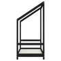 Voir la diapositive 5 : VIDAXL Cadre de lit pour enfant noir 70x140 cm bois de pin massif