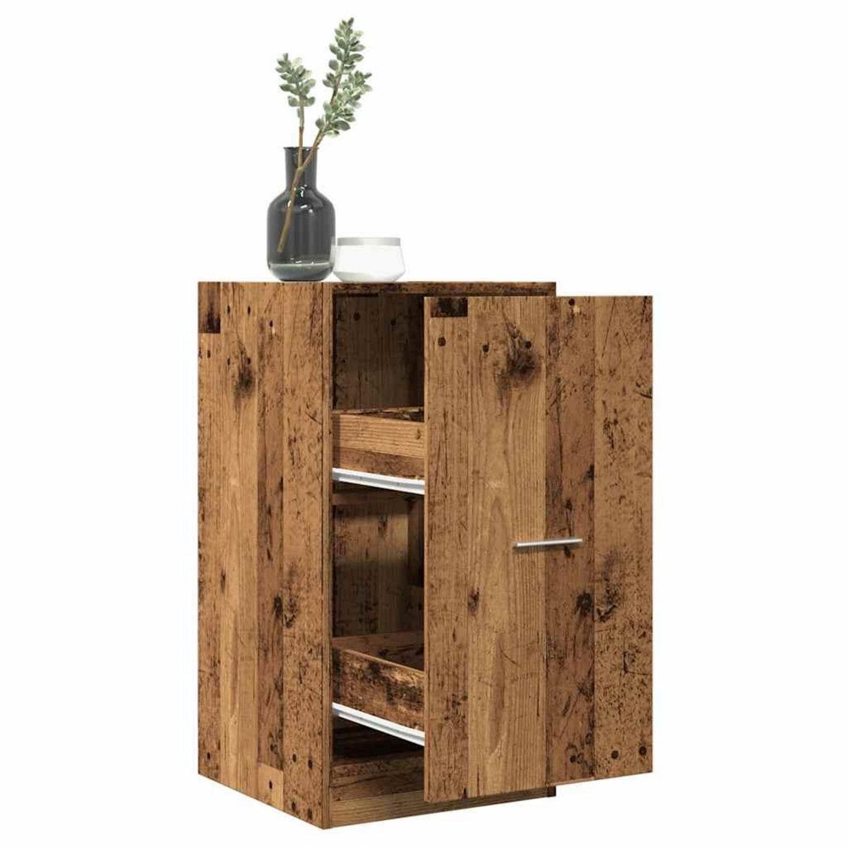 VIDAXL Armoire d'apothicaire vieux bois 40x41x77,5cm bois d'ingenierie