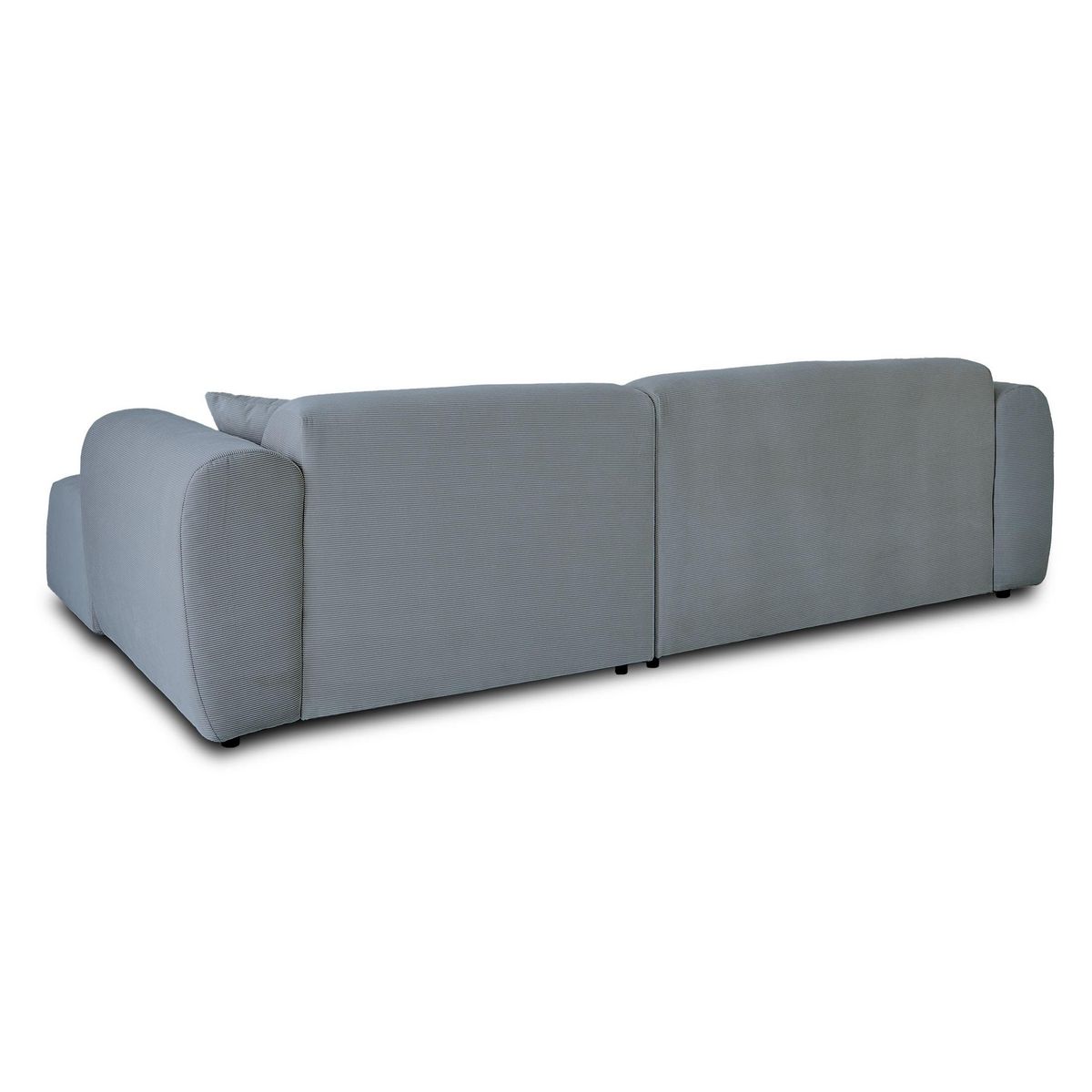 LISA DESIGN Aumance - canapé d'angle droit 4 places - en velours côtelé