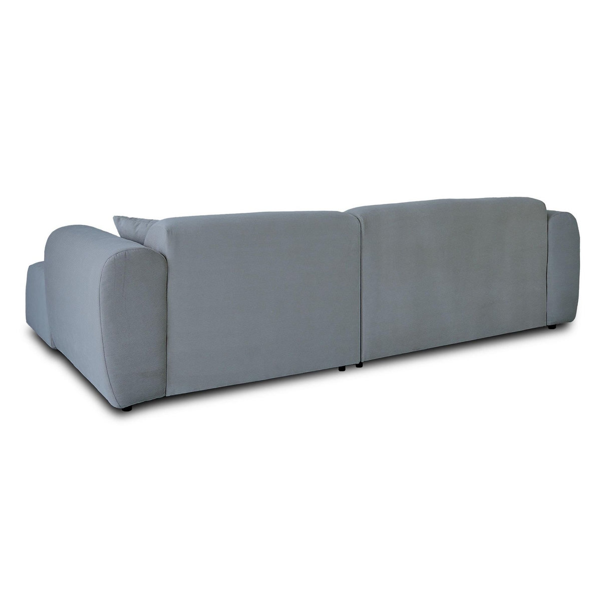 LISA DESIGN Aumance - canapé d'angle droit 4 places - en velours côtelé