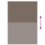 Voir la diapositive 5 : VIDAXL Store enrouleur occultant cafe 100x130cm largeur du tissu