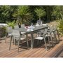 Voir la diapositive 3 : DCB GARDEN Table de jardin - 8/10 places - Aluminium - Kaki - MIAMI