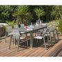 Voir la diapositive 3 : DCB GARDEN Table de jardin - 8/10 places - Aluminium - Kaki - MIAMI