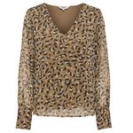 Only Blouse  Femme Only Tasha Otl. Coloris disponibles : Marron