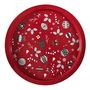 Voir la diapositive 2 : Paris Prix Plateau de Service  Noël Magique  32cm Rouge