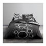 Voir la diapositive 3 : Today TODAY Tom - Parure de lit - Coton - 2 personnes - 240 x 260 cm - Imprime Gris