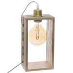 ATMOSPHERA Lampe de bureau Atmosphera Bois Marron 25 W 220-240 V