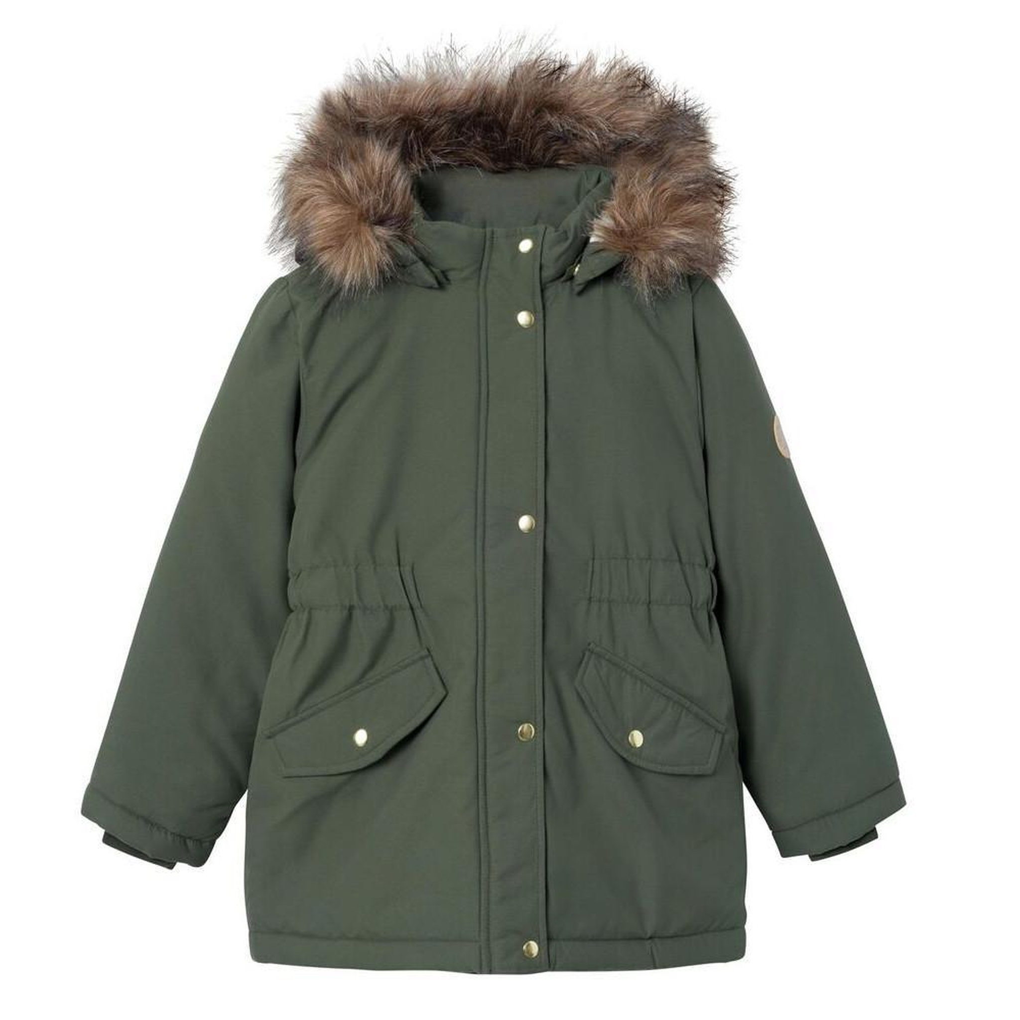 NAME IT Manteau Kaki clair Fille Name it Marlin. Coloris disponibles : Vert