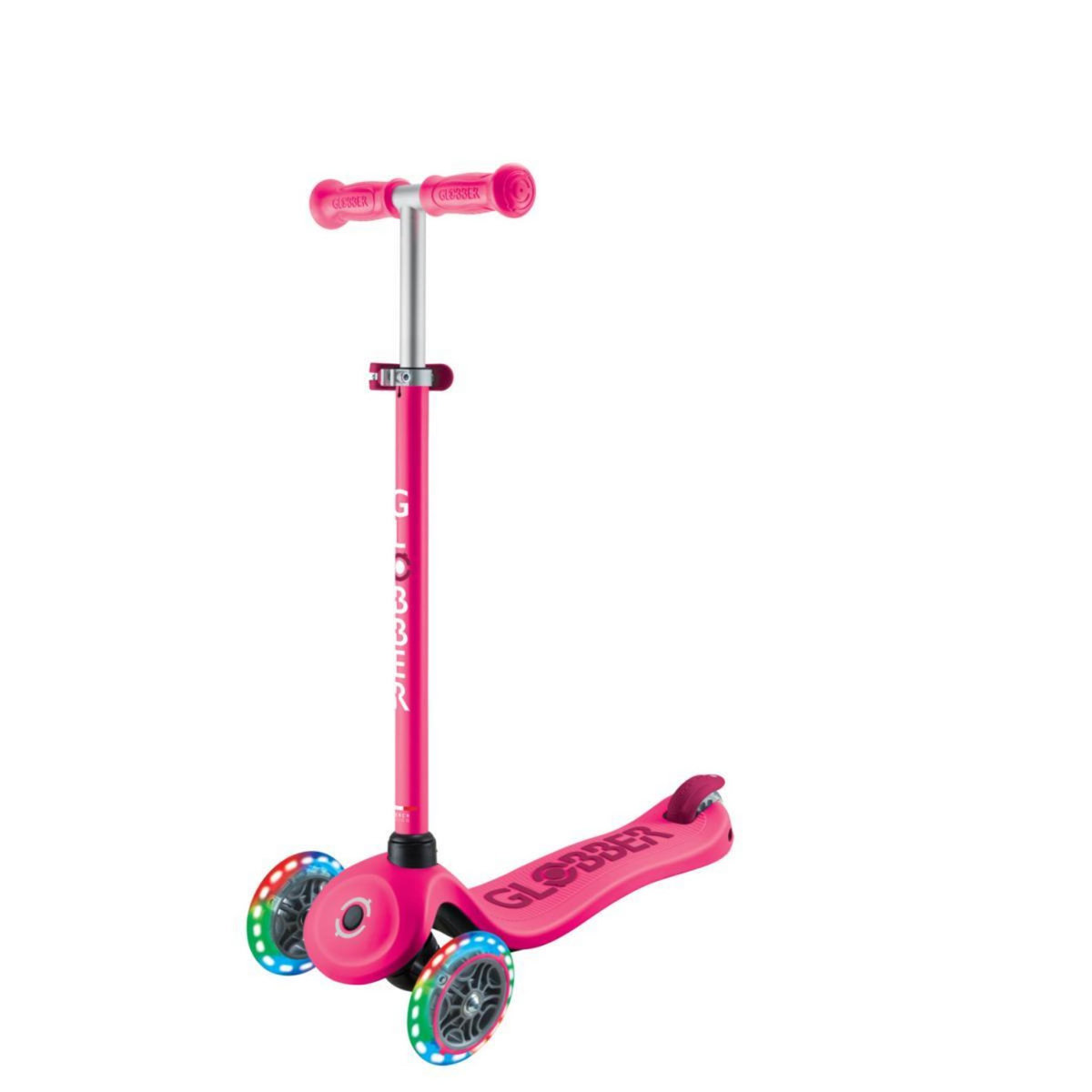 Globber Go-Up Sporty Lights V2 Rose Fushia