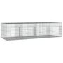 Voir la diapositive 4 : VIDAXL Cage a lapin 4 panneaux 217x79x54 cm Fer galvanise