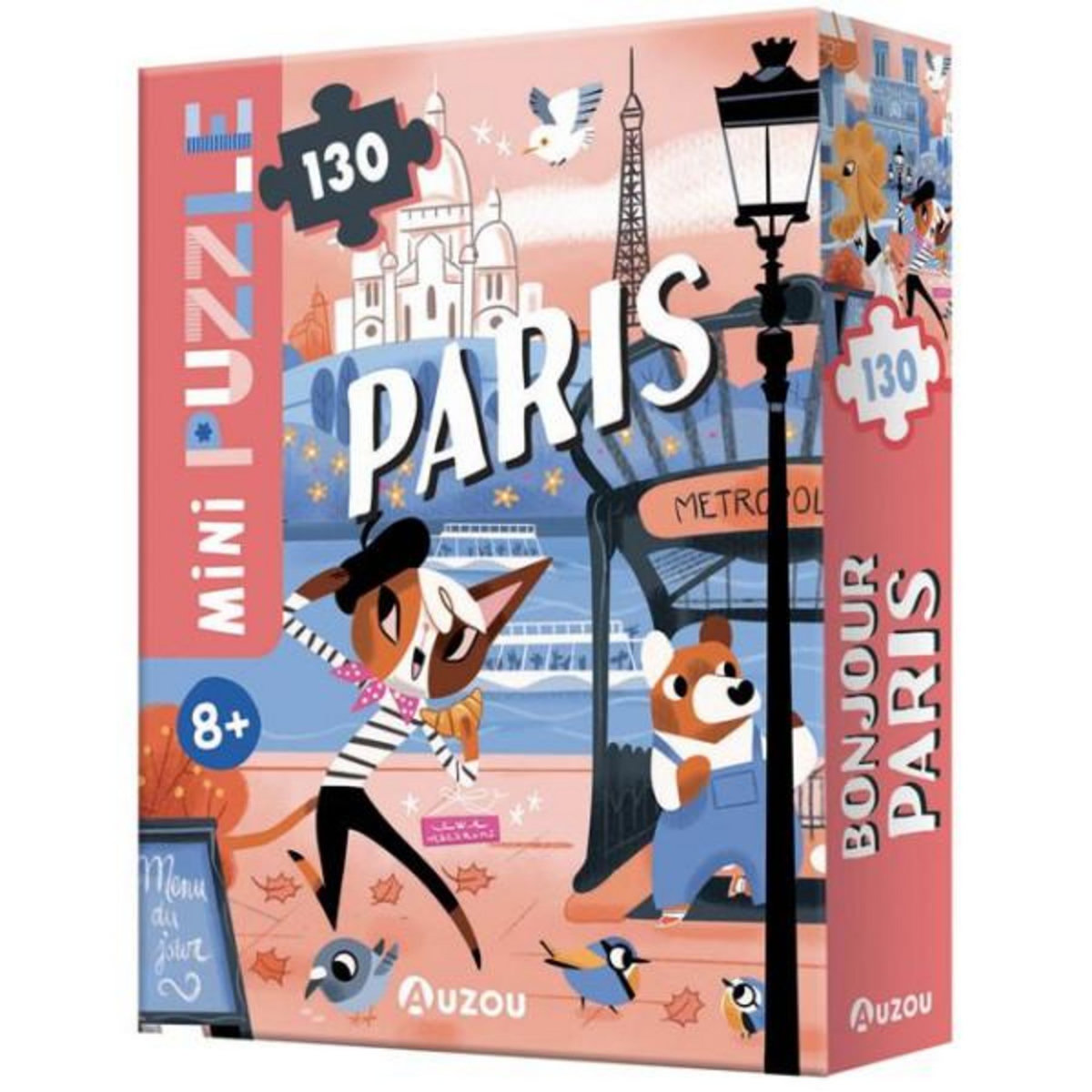 Editions Auzou Puzzle enfant Auzou Bonjour Paris 130 pièces