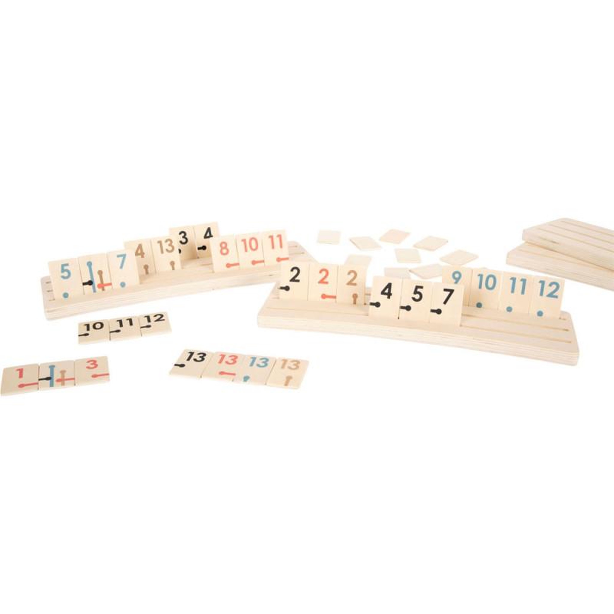 Voir la diapositive 4 : SMALL FOOT Small Foot - Wooden Rummy Game 12224