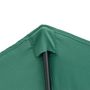Voir la diapositive 4 : OUTSUNNY Demi parasol, parasol de balcon 5 entretoises métal polyester 2,69L x 1,38l x 2,36H m vert