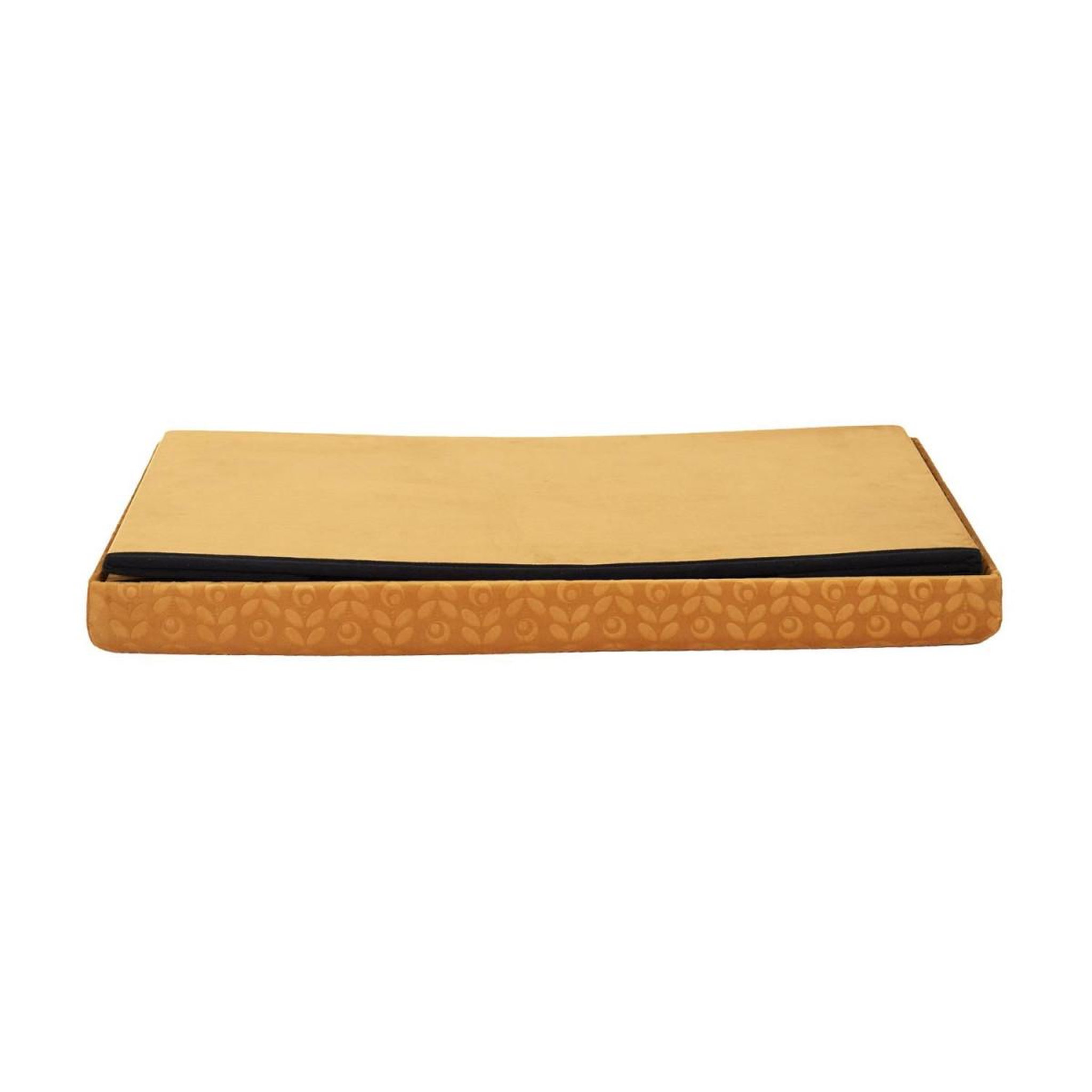 Voir la diapositive 5 : The Home Deco Factory Banc pliable & coffre  rétro  76cm jaune moutarde