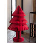 Voir la diapositive 3 : Paris Prix Sapin de Noël en Papier  Pliable  100cm Rouge