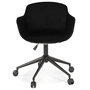 Voir la diapositive 2 : Paris Prix Fauteuil Design  Laurie  80cm Noir