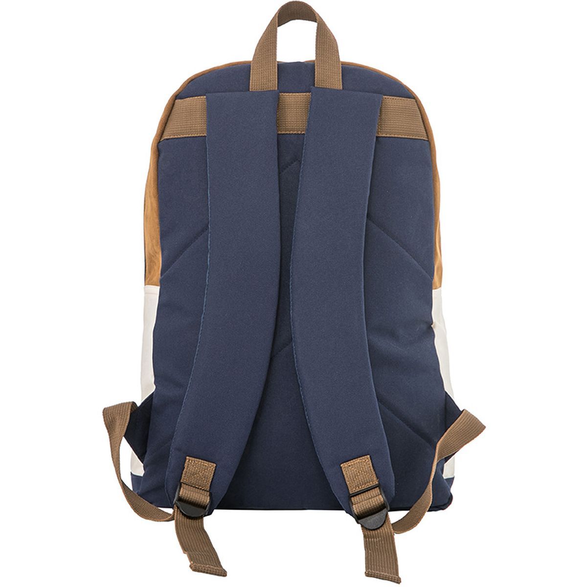 CHEVIGNON Sac à dos 2 compartiments bleu et camel