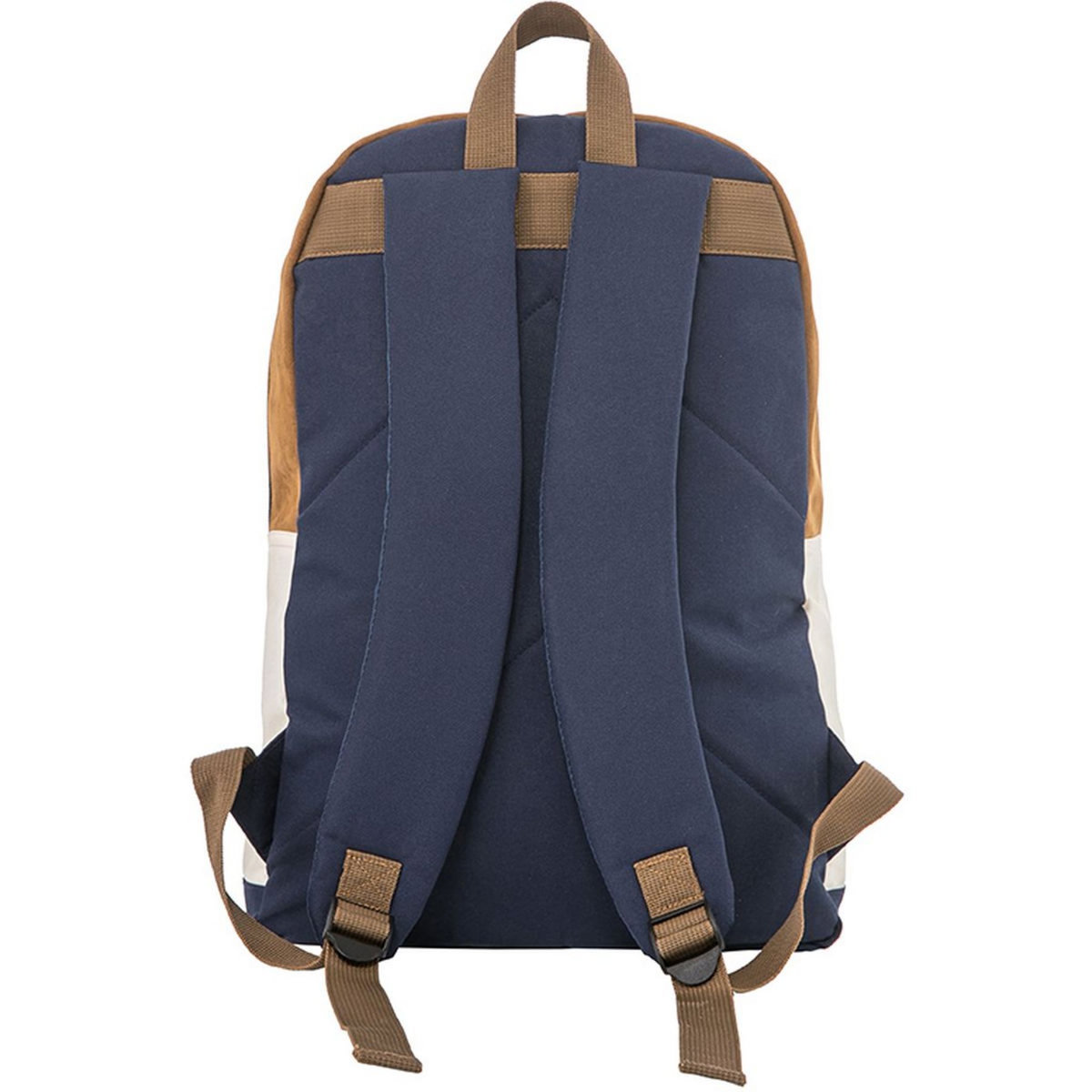 CHEVIGNON Sac à dos 2 compartiments bleu et camel