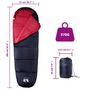 Voir la diapositive 5 : VIDAXL Sac de couchage momie pour adultes camping 3 saisons