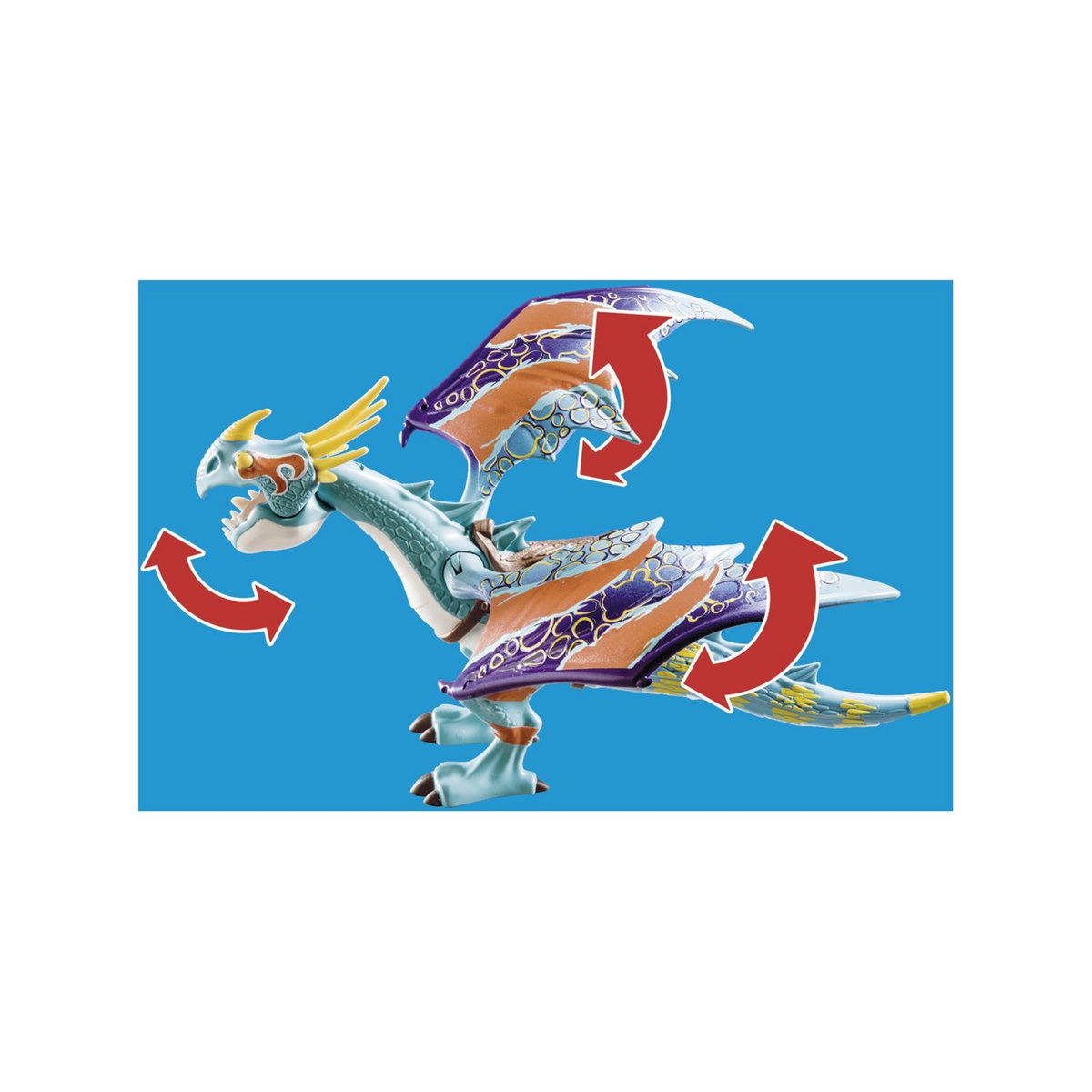 PLAYMOBIL 70728 Dragon Racing - Course de dragons : Astrid et Tempête