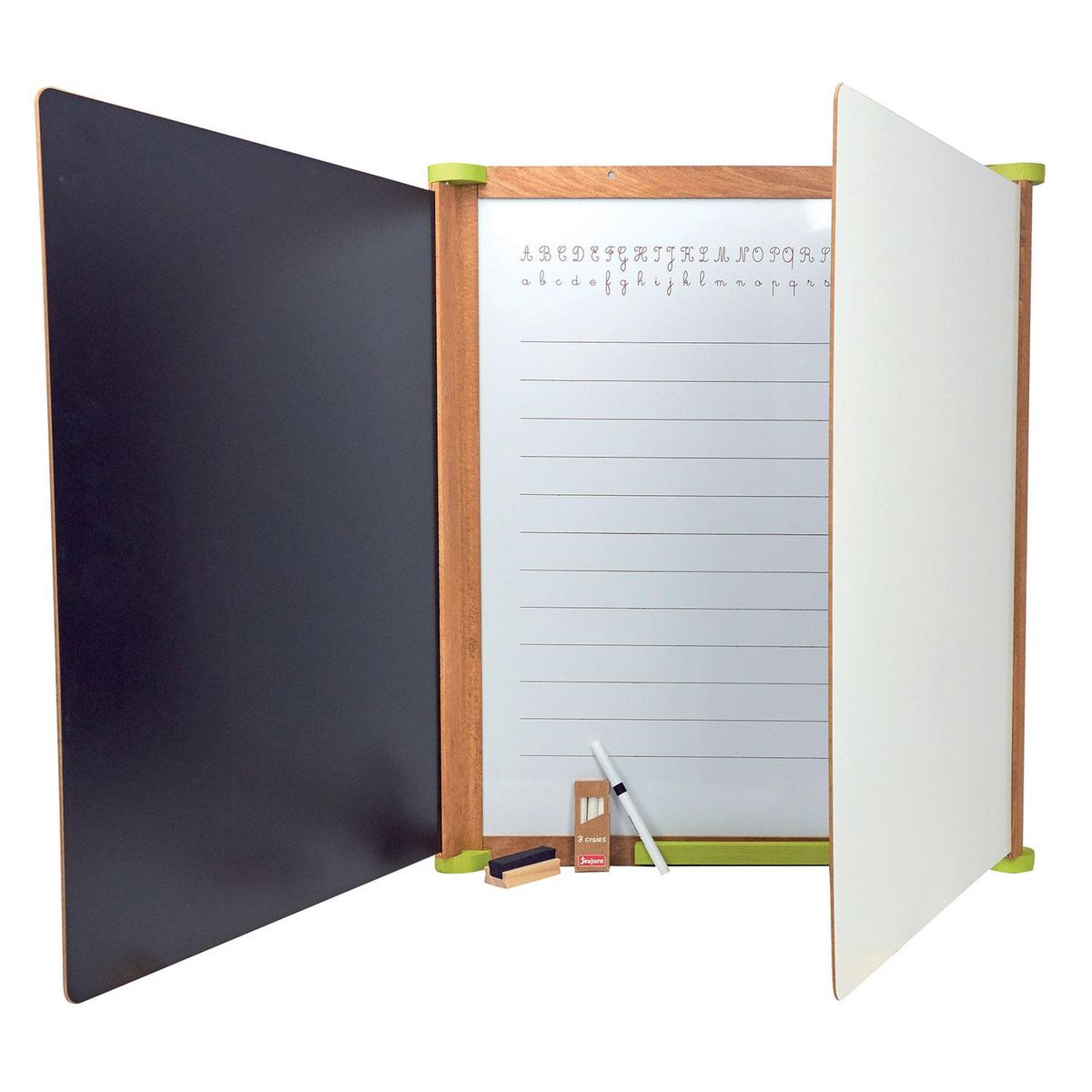 JeuJura Grand tableau triptyque en bois