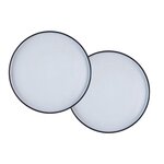 BJORN Plateau de service GOURMET Ø33cm - 2 pièces - Onyx
