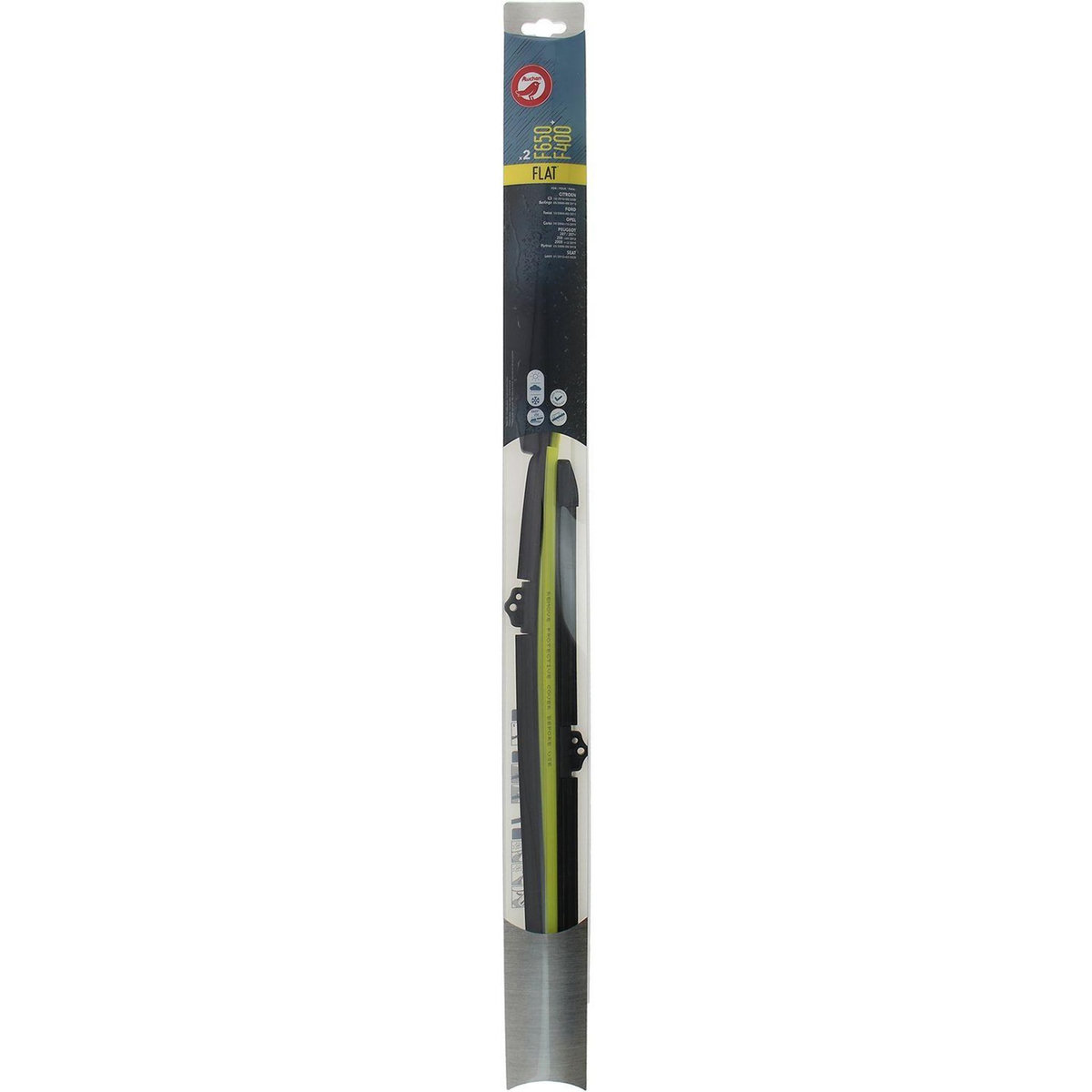 AUCHAN 2 balais d'essuie-glace WEST FLAT WIPER BLADE (680+425MM)