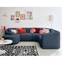 Voir la diapositive 1 : LISA DESIGN Ikare - canapé modulable d'angle gauche - 5 places - avec méridienne - en tissu