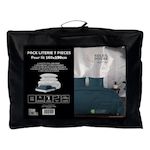 SOLEIL D'OCRE Ensemble couette et parure 7 Pièces BOHEME, par Soleil d'ocre. Coloris disponibles : Blanc, Rouge, Bleu, Noir, Gris, Vert, Beige