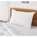FUTURE HOME Protège oreiller molleton anti-acariens impérméable. Coloris disponibles : Blanc