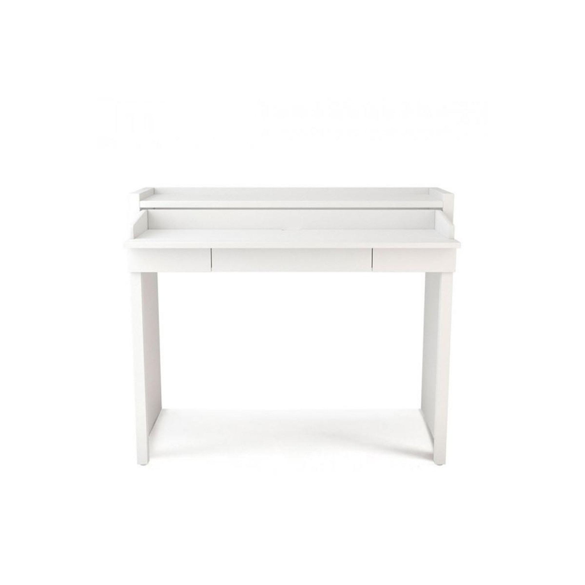 Voir la diapositive 2 : Paris Prix Console bureau extensible  lana  110cm blanc
