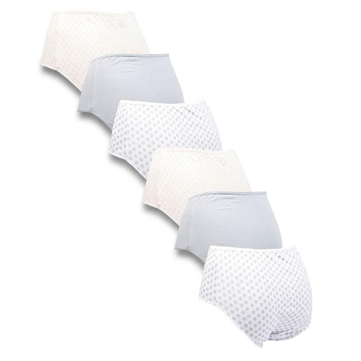 OZABI OZABI Pack de Culottes Femme Taille Haute Coton – Lot de 6