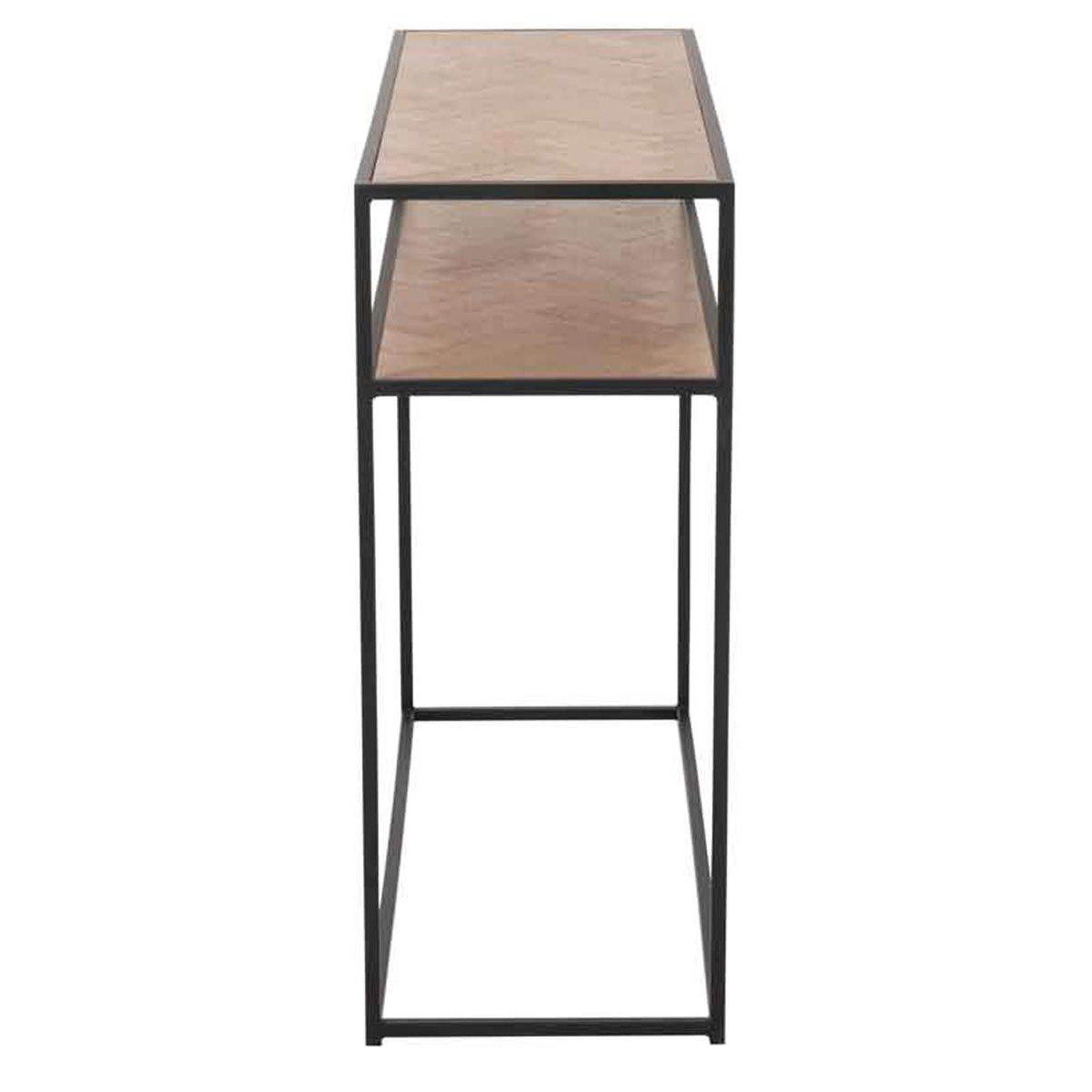 Voir la diapositive 3 : J-LINE Console design  miraza  100cm naturel & noir