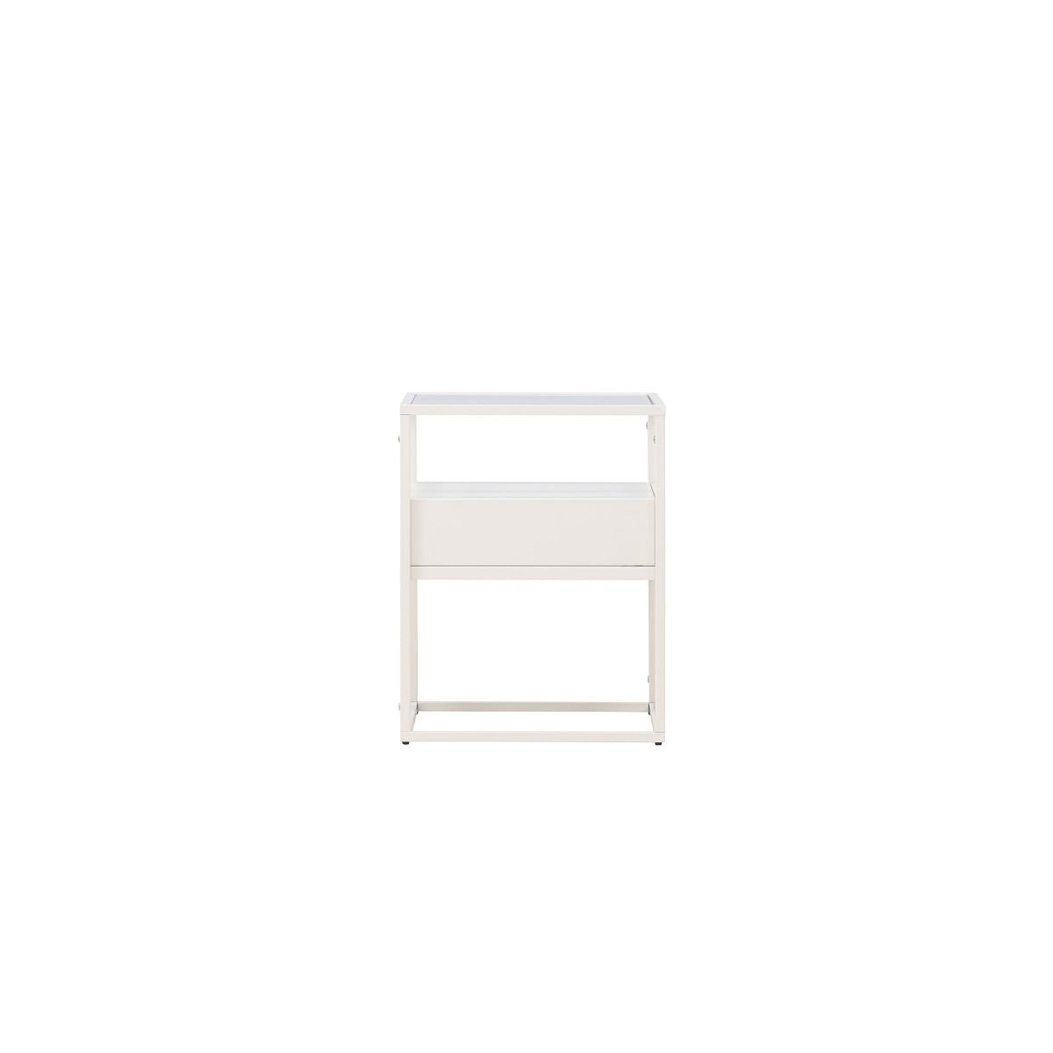 Voir la diapositive 2 : Paris Prix Table d'appoint design  fortaleza  51cm blanc