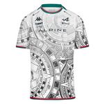 KAPPA Maillot Kombat  Homme GP Mexico  Kappa Alpine F1 Team 2024. Coloris disponibles : Blanc