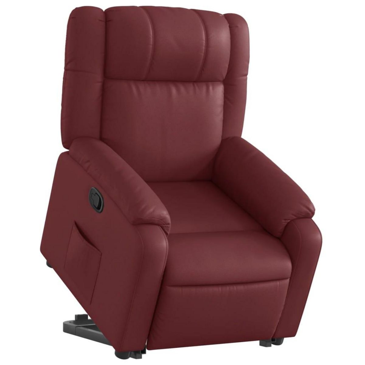 VIDAXL Fauteuil inclinable Rouge bordeaux Similicuir