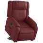 Voir la diapositive 3 : VIDAXL Fauteuil inclinable Rouge bordeaux Similicuir