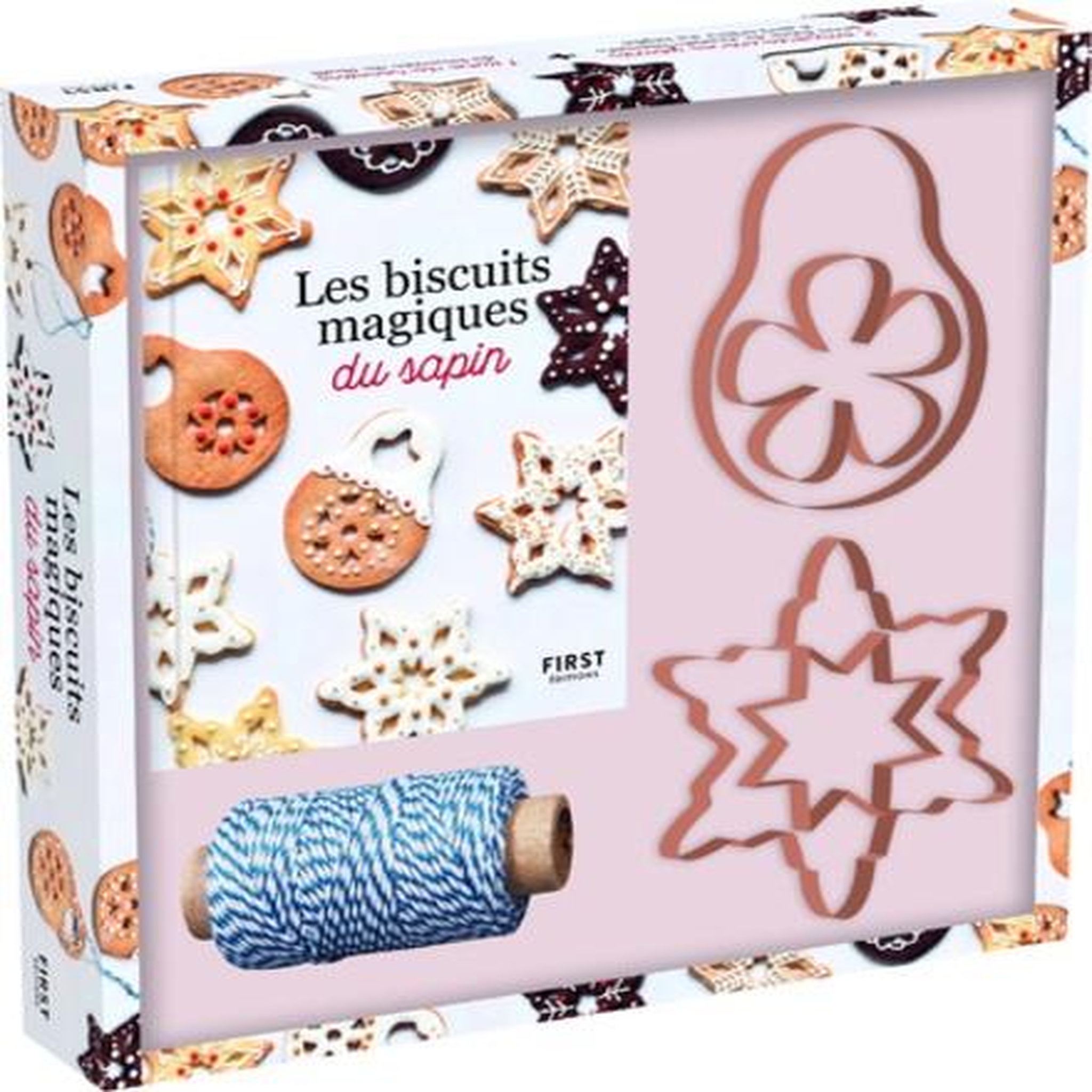 LES BISCUITS MAGIQUES DU SAPIN. AVEC 2 EMPORTE-PIECES GEANTS ET UNE BOBINE DE FIL, Martel Héloïse