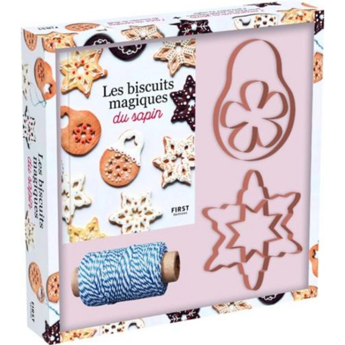 LES BISCUITS MAGIQUES DU SAPIN. AVEC 2 EMPORTE-PIECES GEANTS ET UNE BOBINE DE FIL, Martel Héloïse