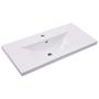 Voir la diapositive 2 : VIDAXL Lavabo encastre 81 x 39,5 x 18,5 cm Ceramique Blanc